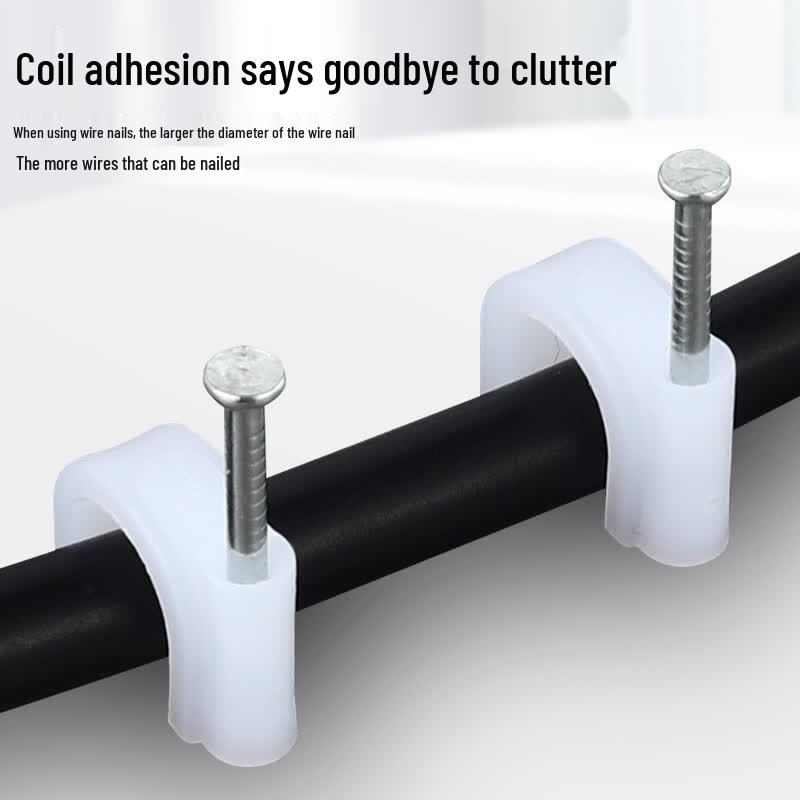 JNL Steel Nail Cable Clips
