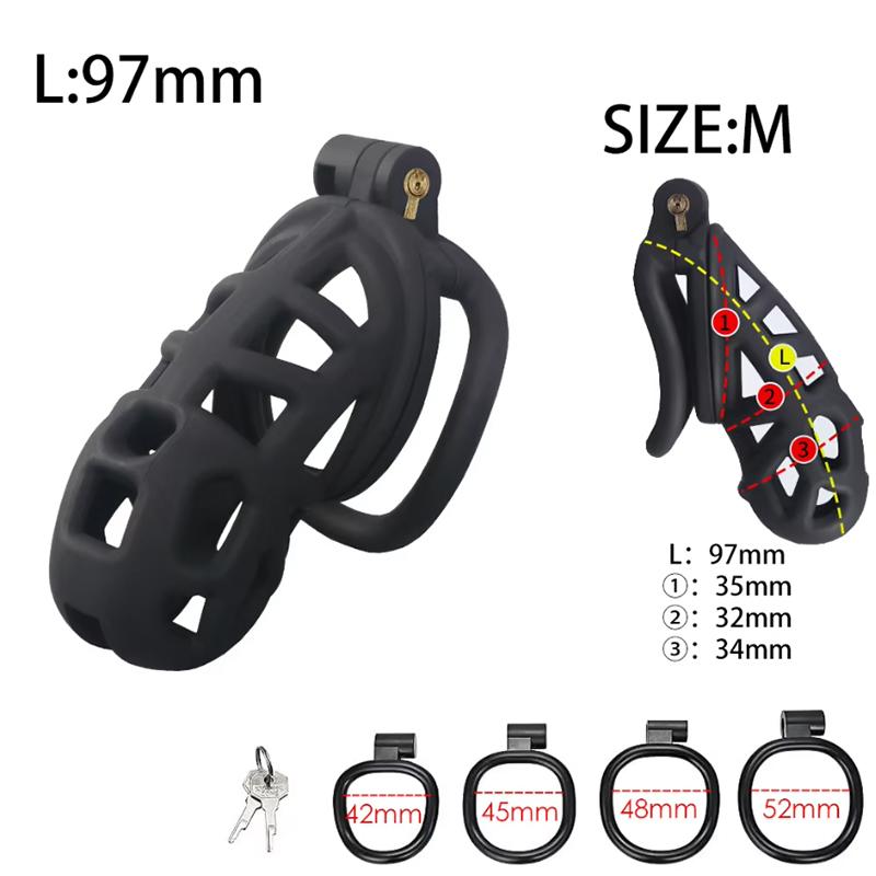 Sex Toys for Men Adult Hot Sale Waist Belt Male Chastity Cock Cage Penis Sleeve Cockrings Erotic Urethral Lock BDSM Bondage Sex