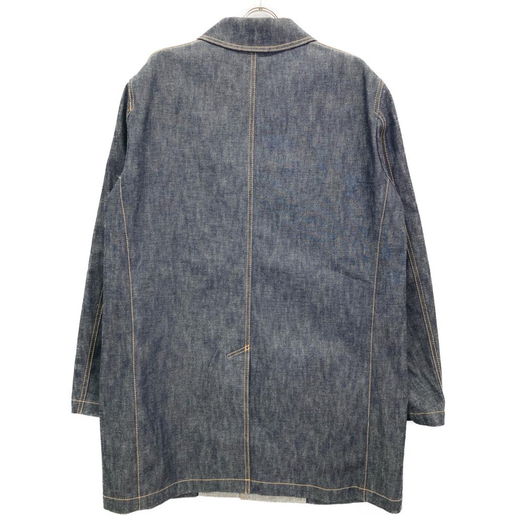 MACKINTOSH D-MC002/BT Indigo Single Breasted Denim Coat Short Denim soutien collar coat coat 40 IndigoUsed