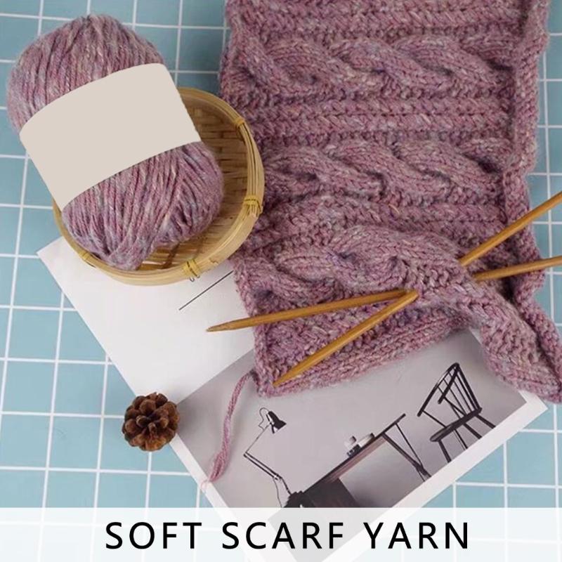 Skein Wool Yarn Bundle for Crafting Accessories and Children Blankets for DIY Sweaters and Hats Great Gift