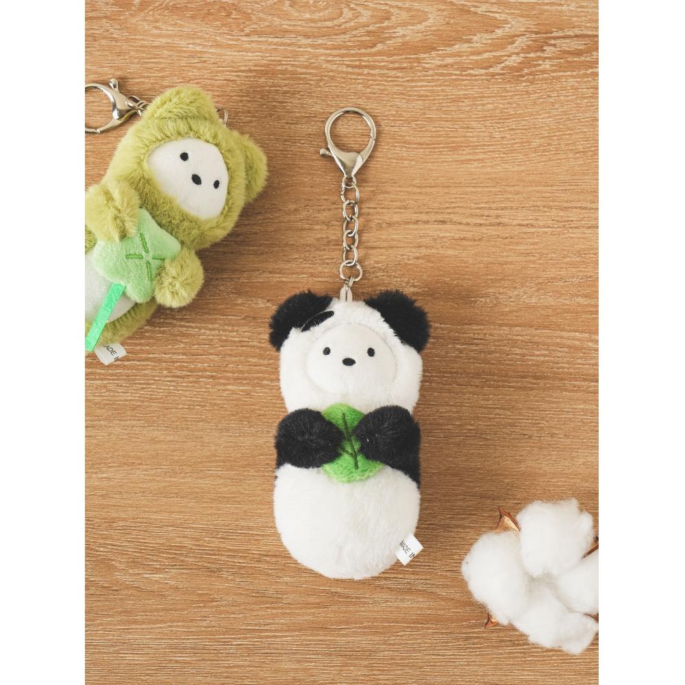 

Daiso Hoodie Clothes Animal Friends Keyring Panda