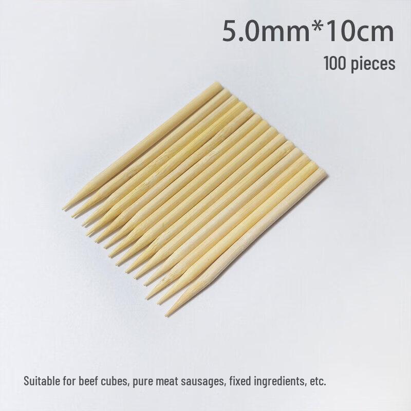 Qiwei Disposable Bamboo Skewers for Grilling & Fruit