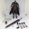 16cm Anime Berserk Guts Black Swordsman #359 Repainted Edition Action Figure Pvc Desktop Model Ornaments Toy Birthday Gift