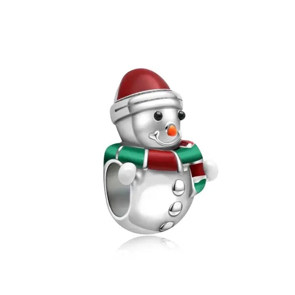 Jewerlry Accessories New Red Makeup Pendant Charm Diy Copper Firefly Eik Christmas Tree Bead Fit Diy Bracelet