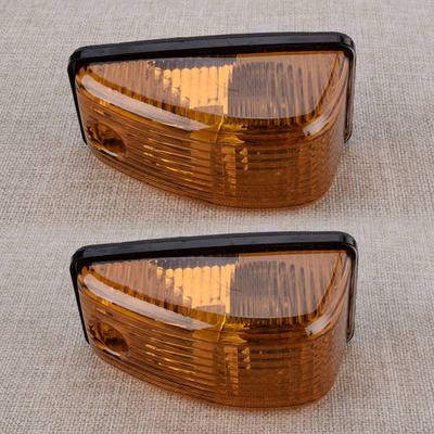2Pcs Yellow Lens Fender Side Marker Turn Signal Light Fit for Hino Ranger Pro 500 700 Series FC FD GD FG FL FM 2003-2017