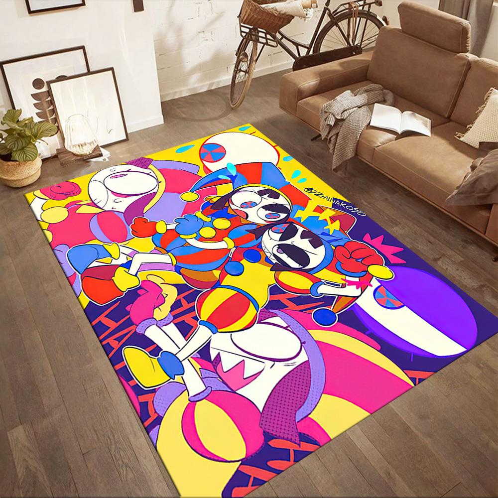 I tappeti quadrati a tema The Amazing Digital Circus sono un'ottima scelta per soggiorni, camere da letto, decorazioni per la casa e come regali.
