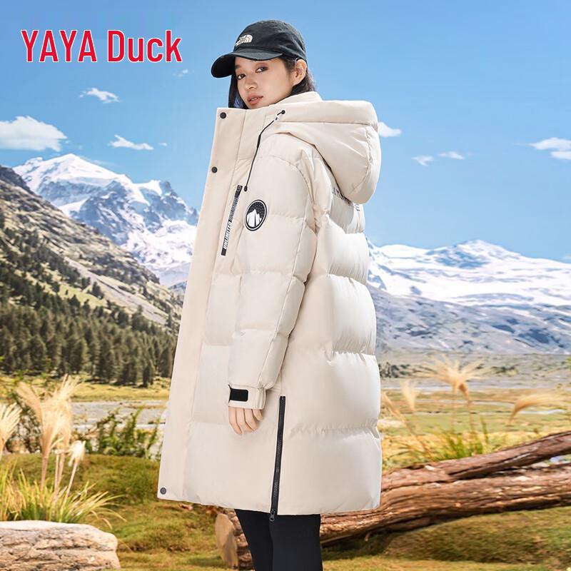 YAYA Unisex Hooded Long Down Parka