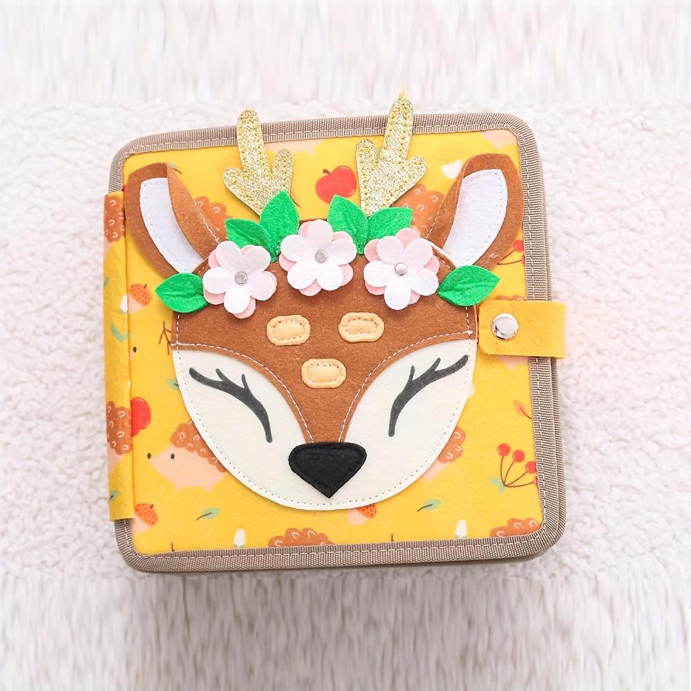 

Оксамитова фермерська книжка-історія з інтерактивною панеллю-зайнятістю, форми тварин, овочів, розпізнавання сезонів, іграшка для раннього розвитку малюків помаранчевий