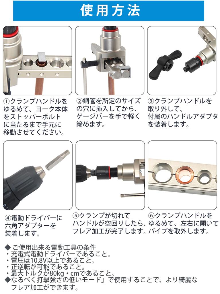 IWISS Ratchet Flaring Tool for Electric Impact Drivers and Drills CT-RS806A