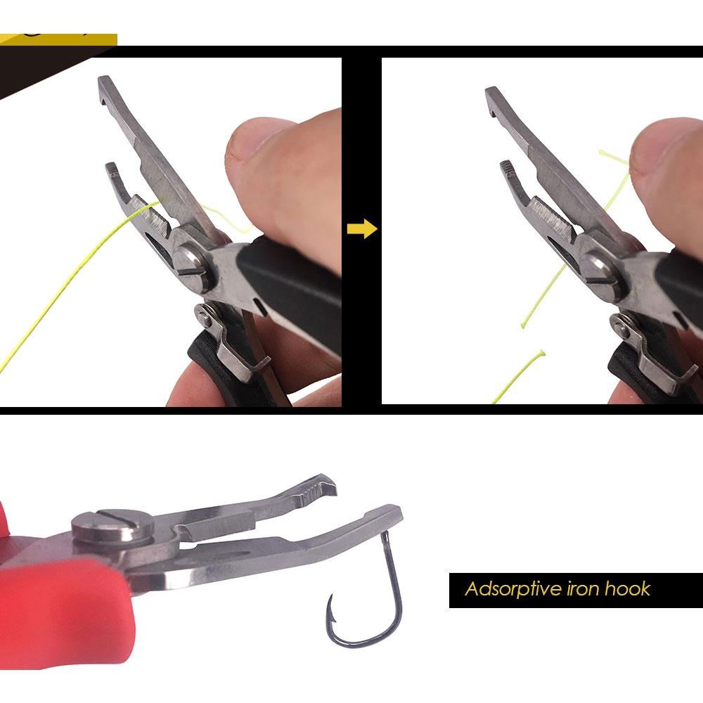 Stainless Steel Fish Control Grip Gripper Lure Multifunctional Plier Hook Plier Fishing Pliers Fishing Tools Tackle Set