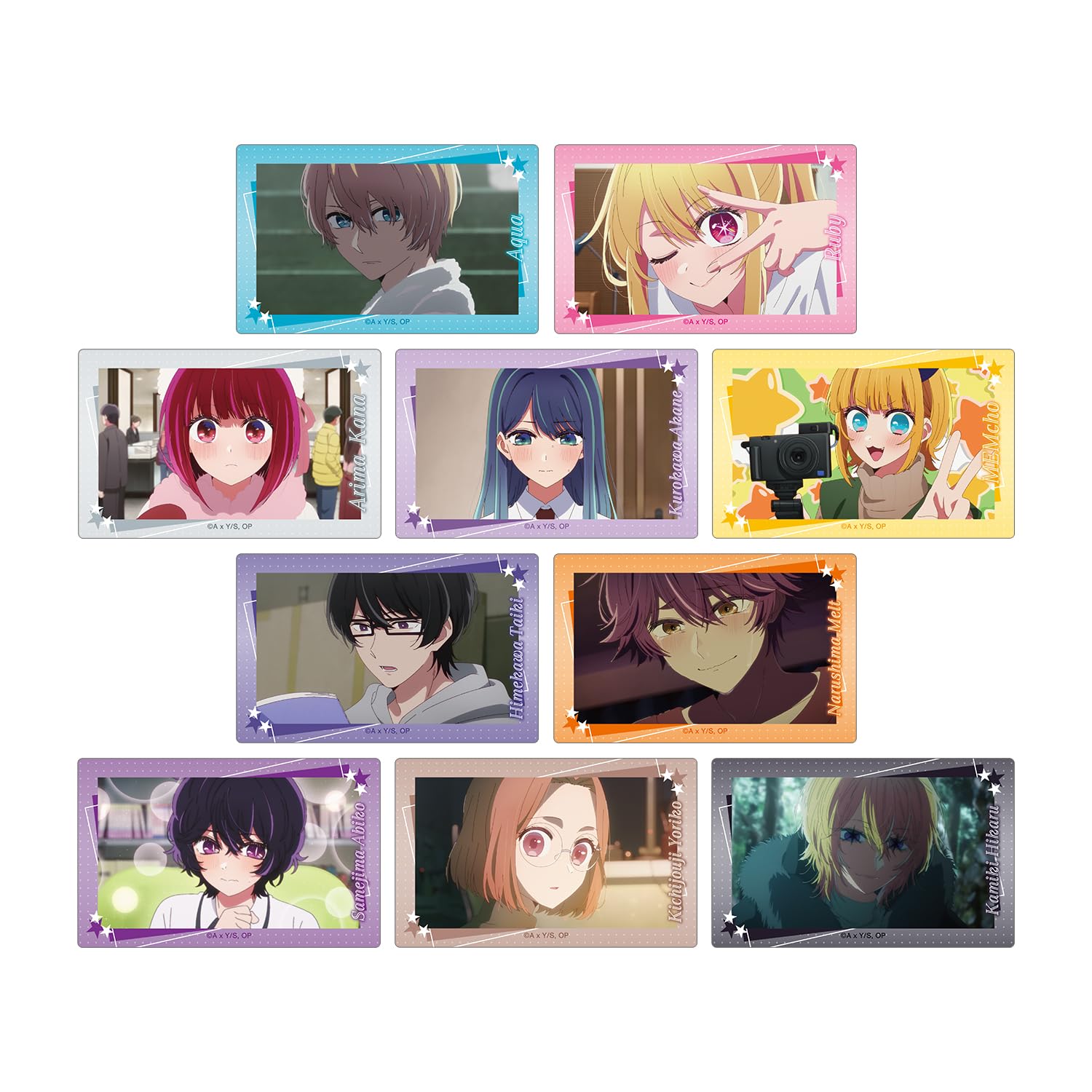

[Oshi no Ko] [Oshi no Ko] Trading Scene Card Stickers, Box of 10