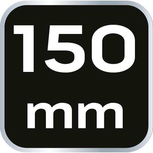 Circlip pliers 150 mm, internal, straight