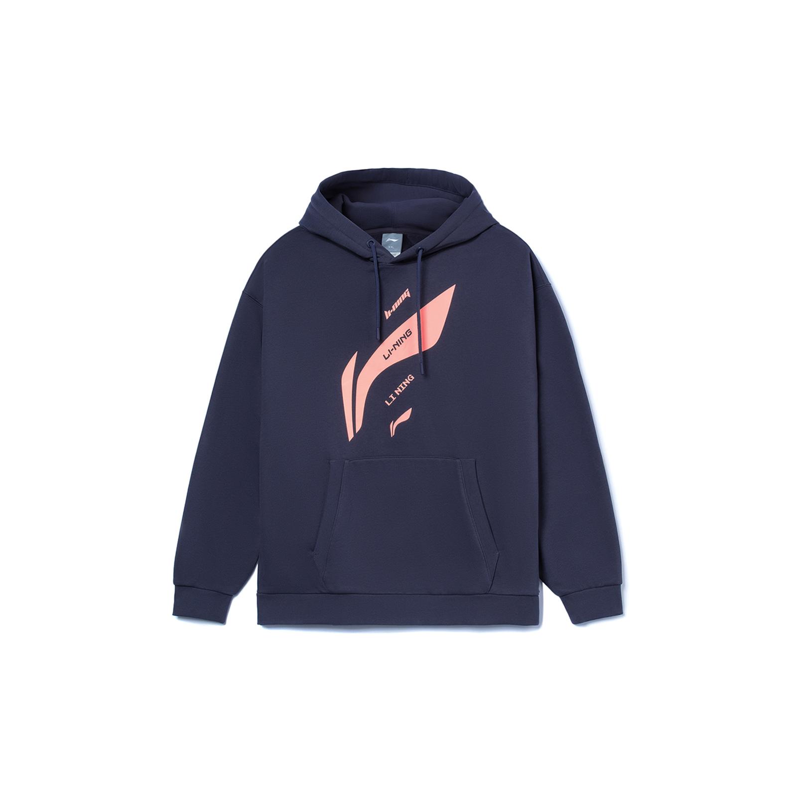 Свитшот Li Ning Серия для тренировок Унисекс Темно-фиолетовый Серый AWDRD36-9 M