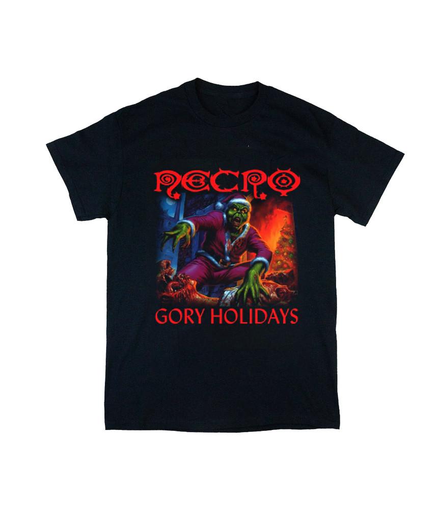 Hot Popular Necro Band Gory Holiday Black S-2345XL Tee Shirt SN418 Unisex T-Shirt M