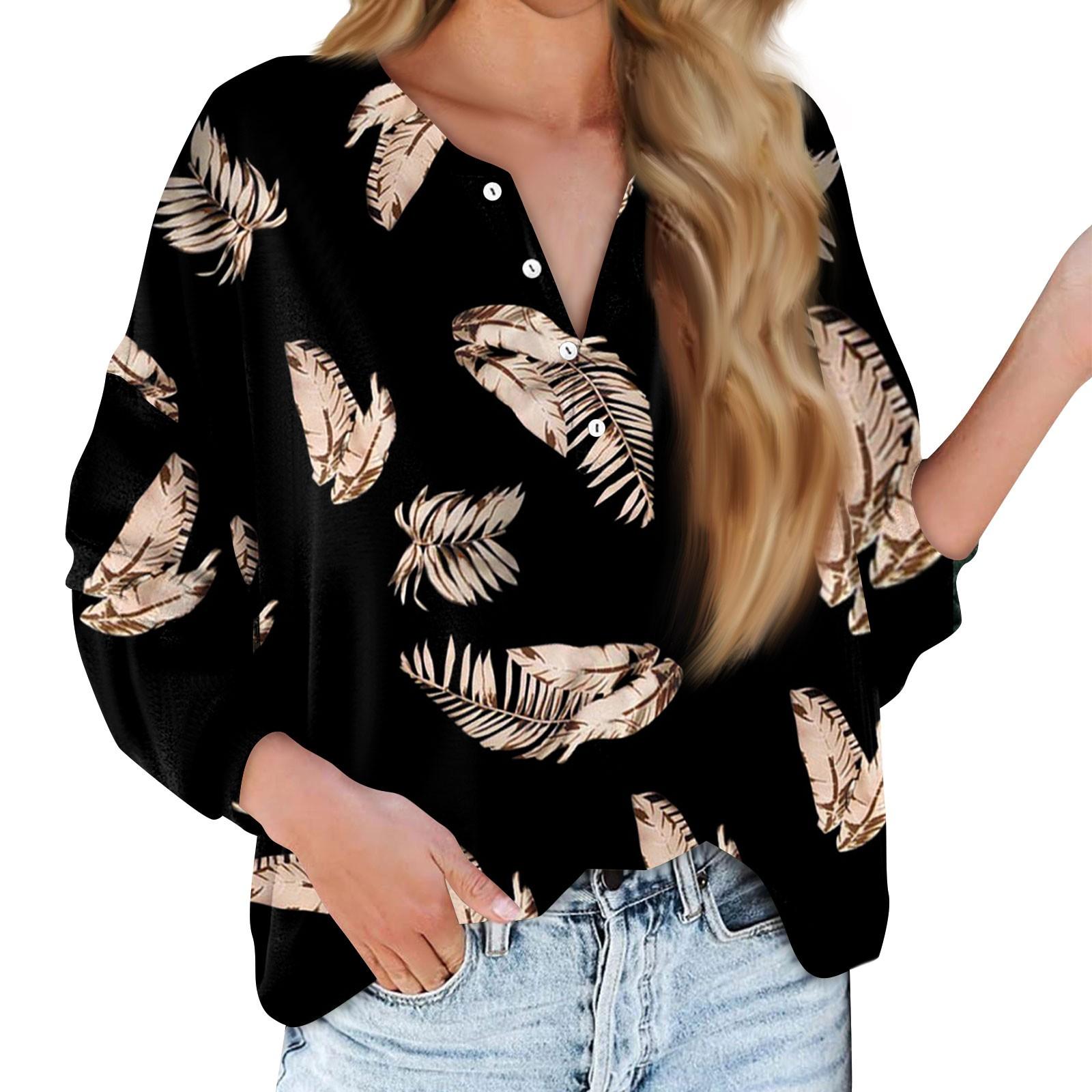 

Женская новая модная футболка с длинными рукавами и длинными рукавами с воротником на пуговицах, тонкий топ, повседневные топы XXXL чёрный