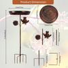 Iron Bird Bath for Outdoor Feeder Bowl Easy to Assemble Design Novelty Garden Supplies with Stake