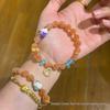 Orange Agate Heart Black Lacquer Gourd Bracelet - Temple Design Hot Seller Women's Gift