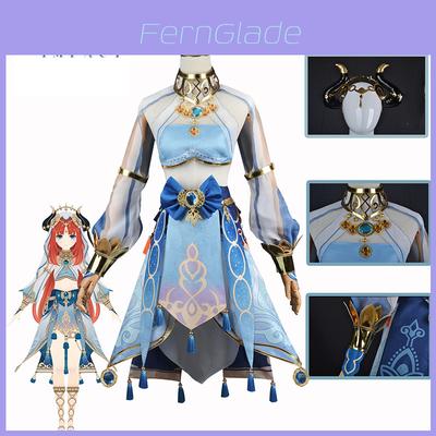 Genshin Impact Nilou Cosplay Kostumesæt Til Halloween Og Comic Con
