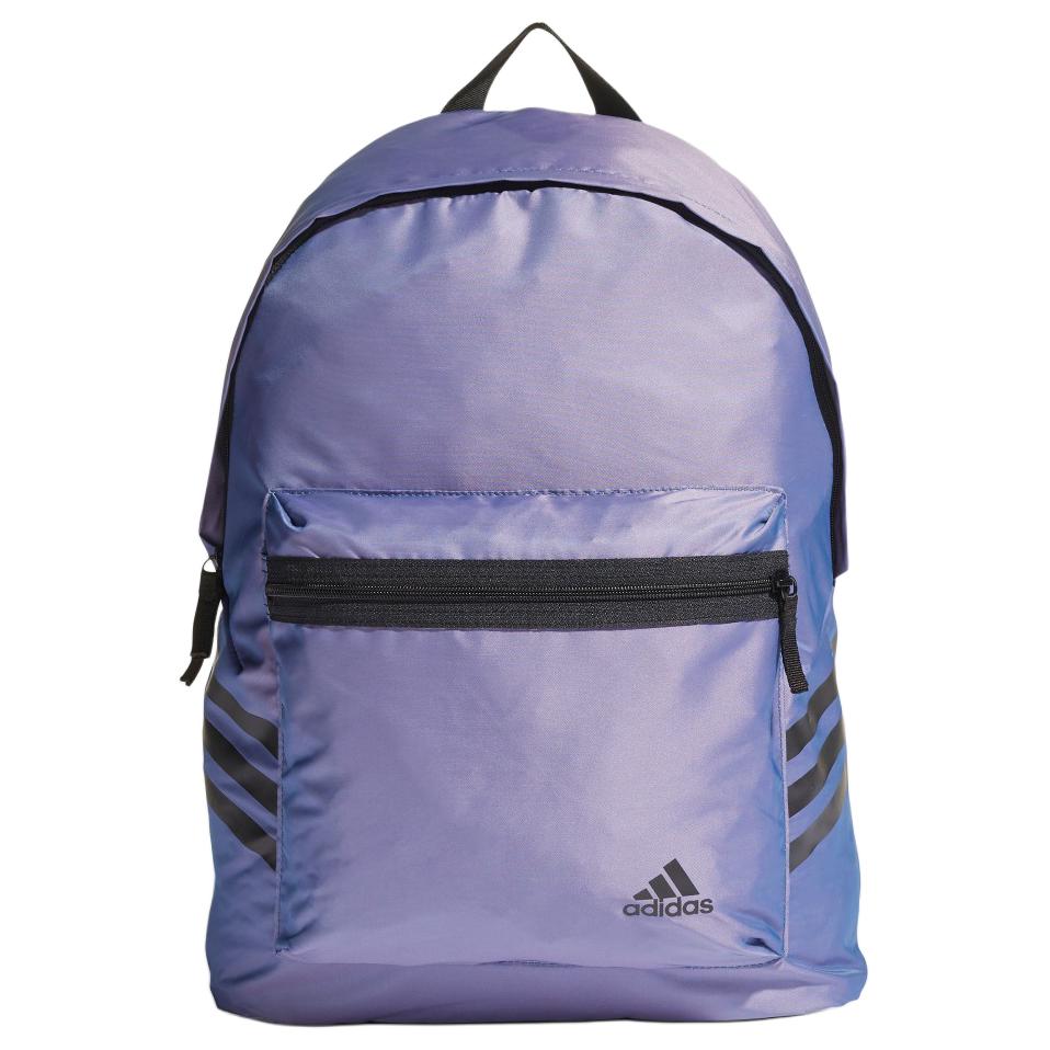 New Adidas Fabric Backpack Regular Women's Miracle Asphalt Gray & Black HM9139