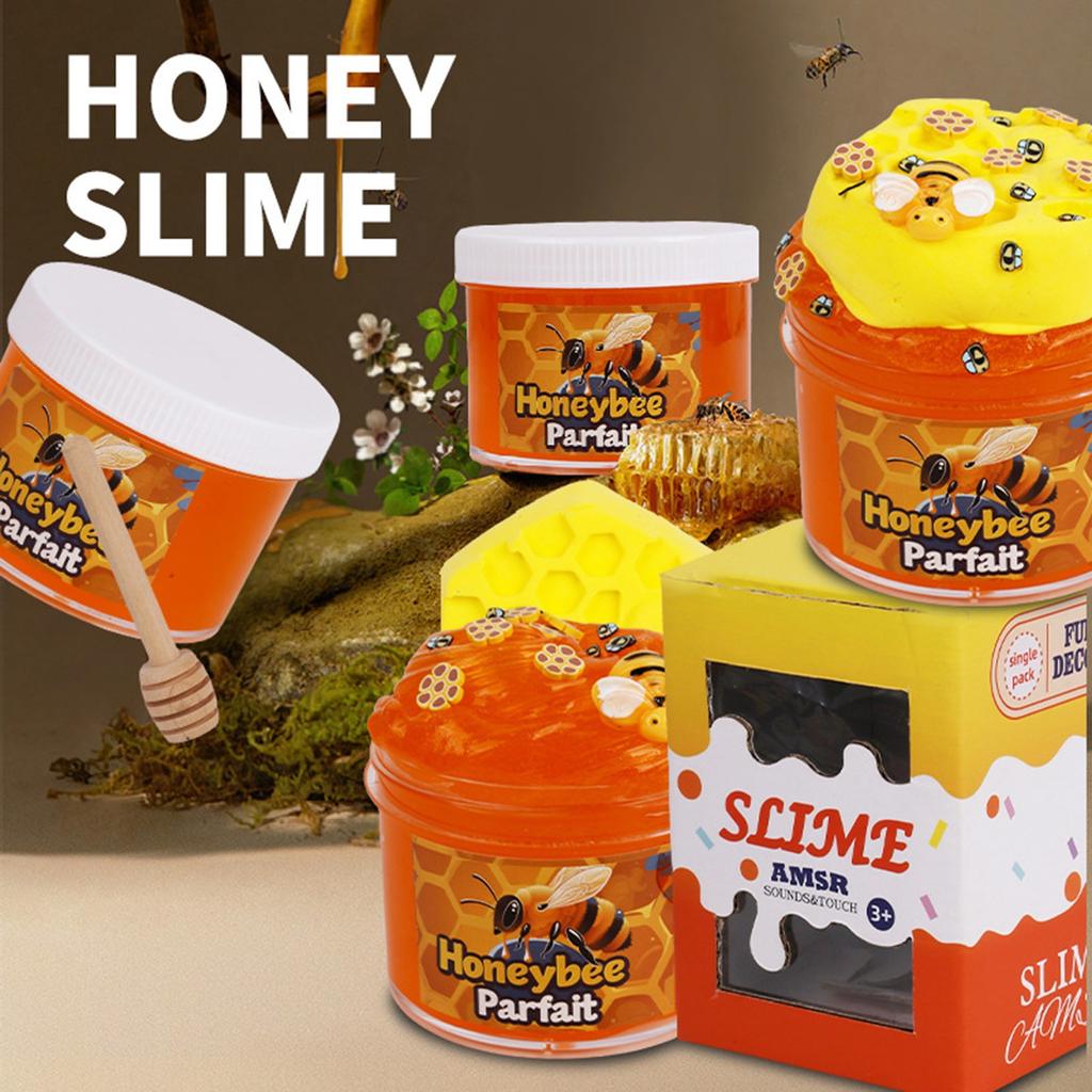 Bee Butter Mud Crystal Mud Bull Head Glue Slime Set