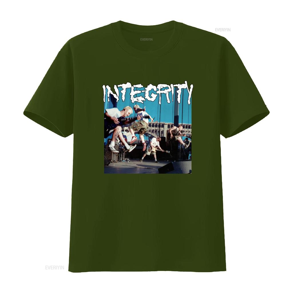 Vintage Integrity Band Rock Concert Cotton T Shirt All Sizes Available vintage Washed Comfortable Casual graphic Soft Versatile
