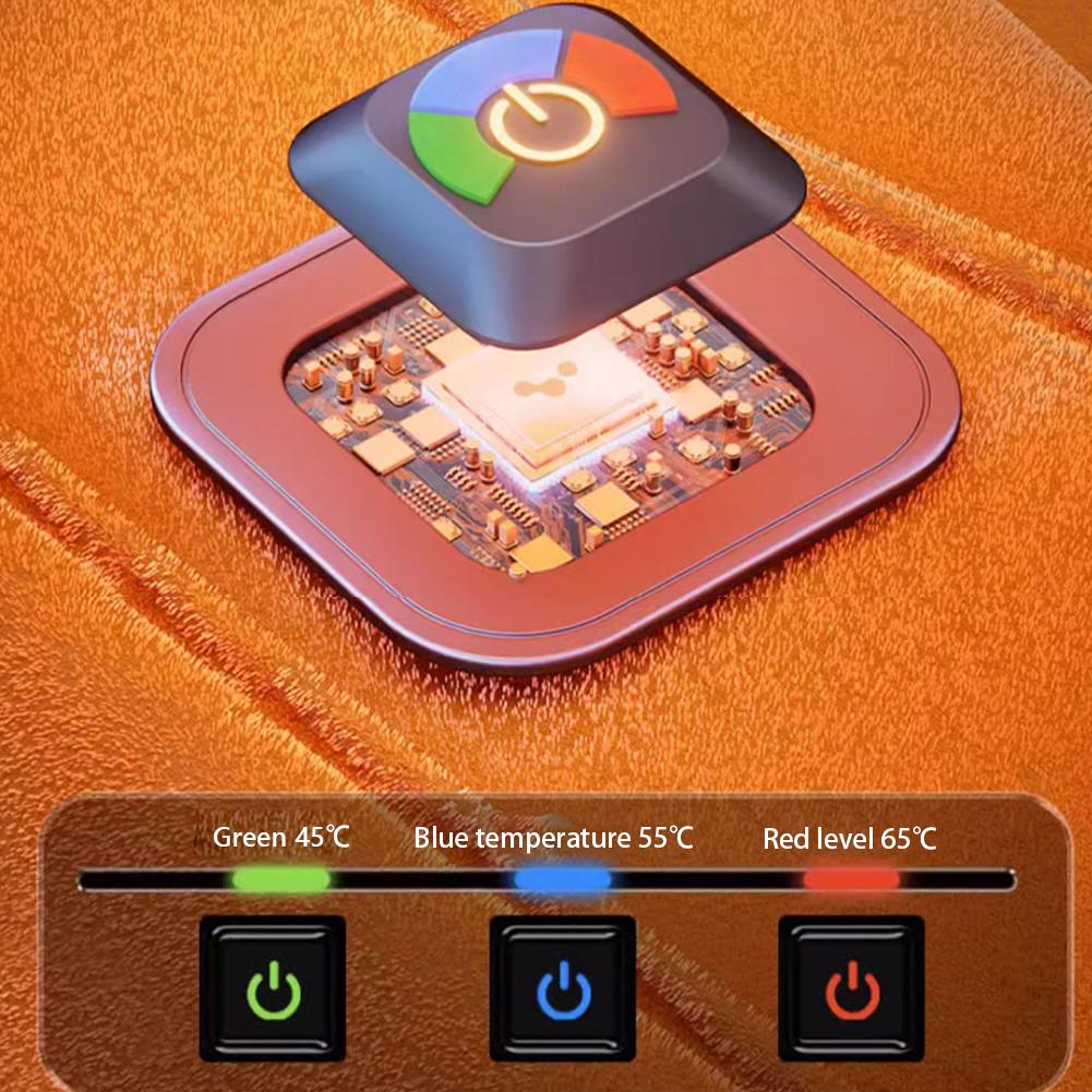 Winter Heated Car Seat Cover Heated Cushion USB/Cigarette Port Office Heated Seat Cushion Warm Pad Heating Warmer Cushions