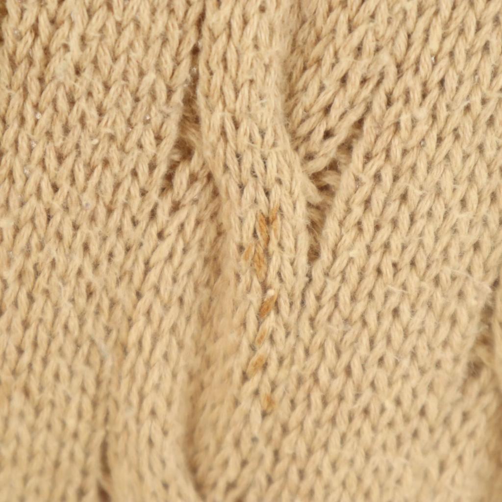 POLO JEANS COMPANY Long sleeve cable knit cardigan L beige Impact 21 Women Used