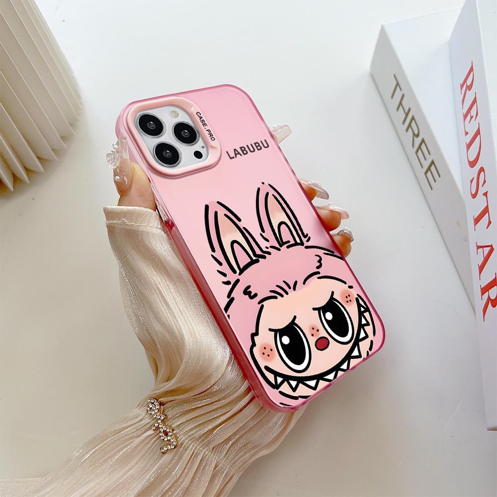 Padrão pintado colorido prata dupla face casca dura à prova de choque antiqueda capa de telefone para Samsung