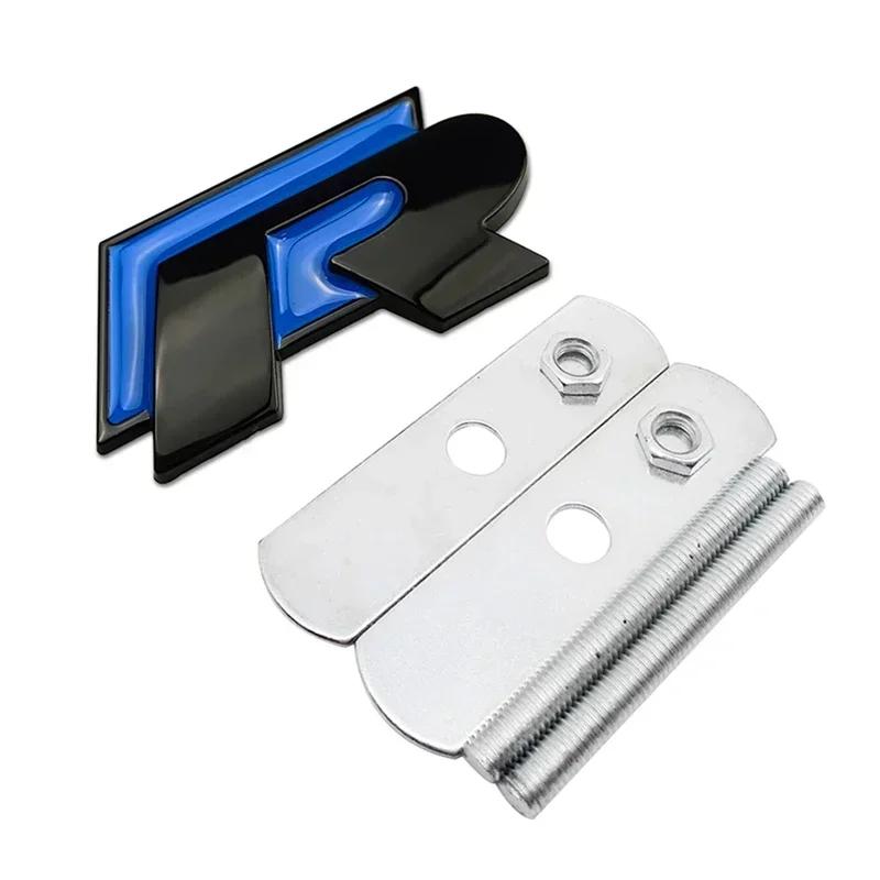 2026 Hot For VOLKSWAGEN VW For Volkswagen VW R Rline Logo Metal Car Grille Emblem Rear Trunk Badge Stickers Polo Golf Jetta Beet