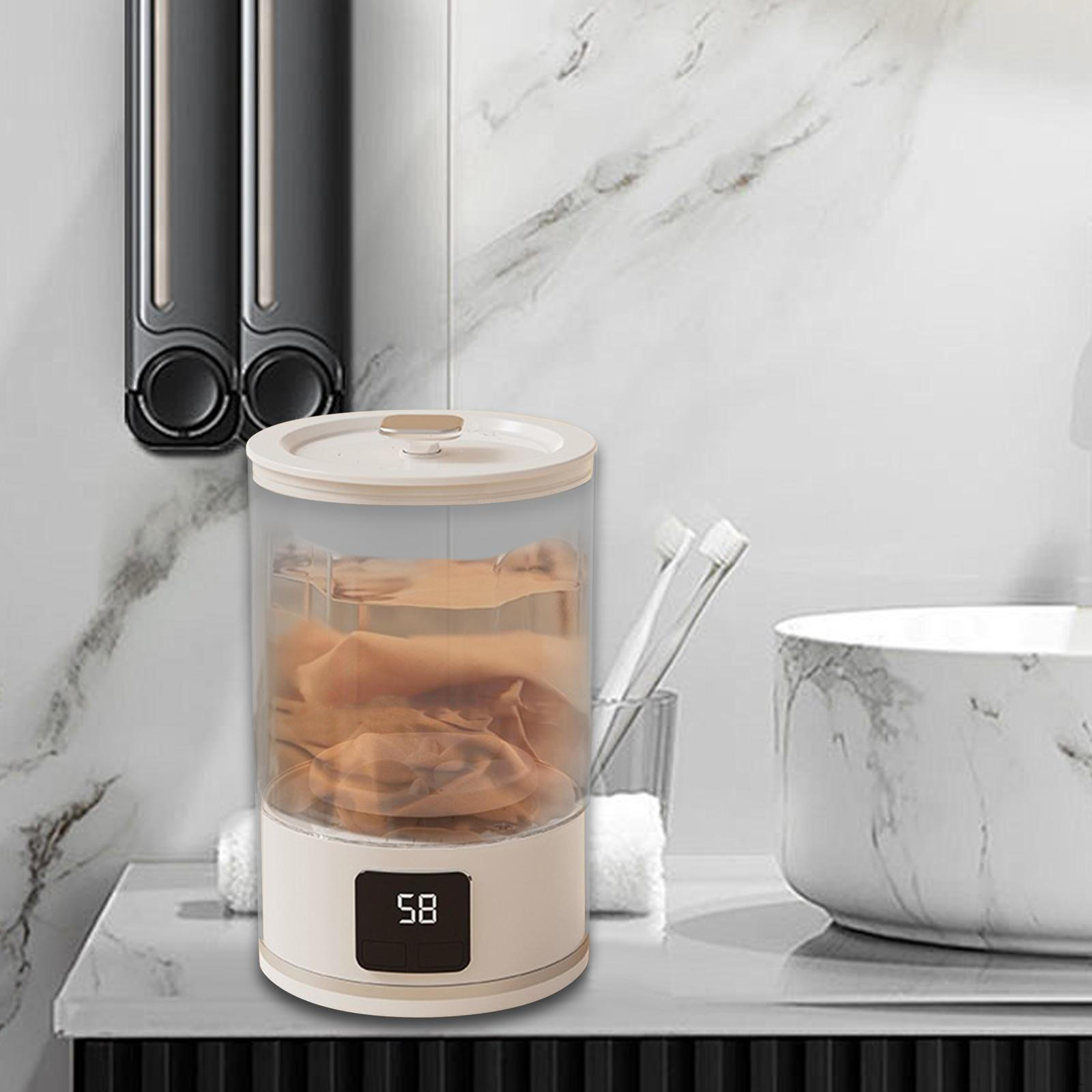 

Compact Laundry Washer for Small Items Home Appliances Travel білий