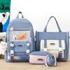 Primary School Girl Four Piece Set Junior High School High School Student Backpack College Boy Backpack