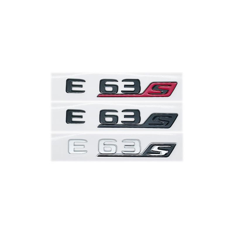 LWC1  3D ABS Car Rear Trunk Badge Decal Emblem Sticker S Logo For Mercedes AMG A GLA CLA 45 GLE GLC C E 63 S X156 W205 W212 W207 W176