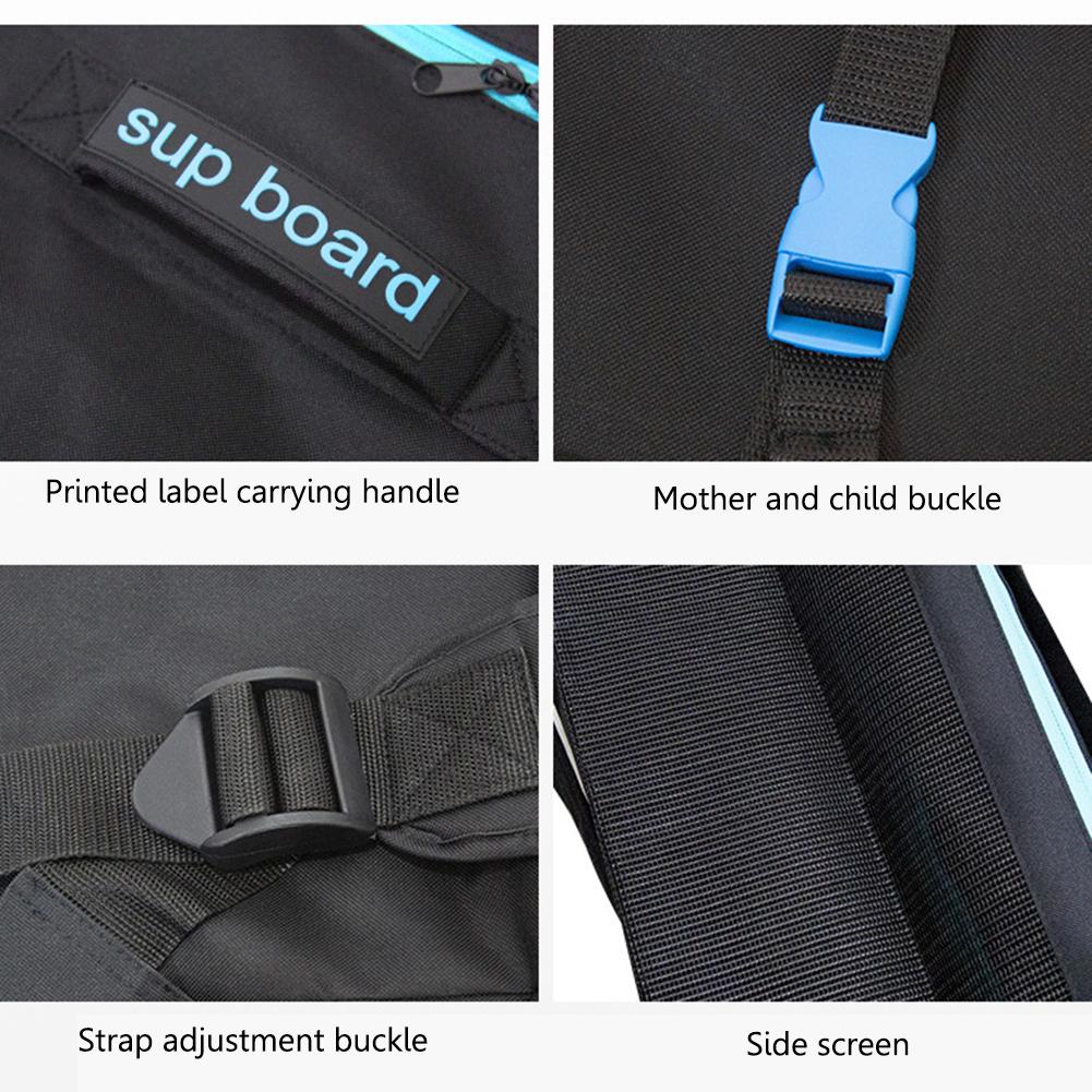 Oxford Portable with Side Small Pocket Large Capacity 80L/105L Inflatable Paddleboard Storage Organizer Bag Surfing Accessories
