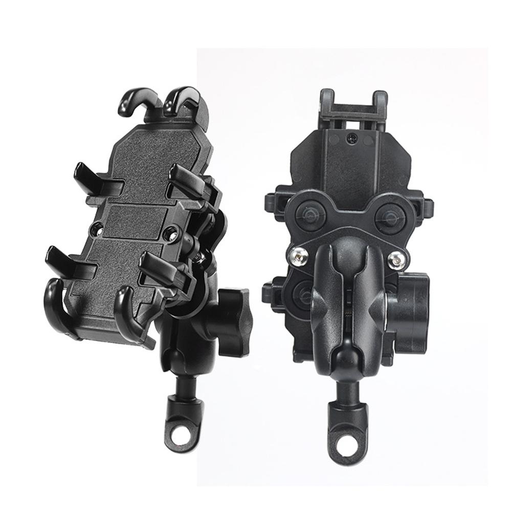 Motorcycle Mobile Phone Holder Bicycle Riding Bracket Gps Navigation Mount Handlebar / Side Mirror Stand