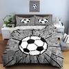 Soccer Ball with Streaks. Bedding Sets Duvet Cover Sets Duvet Covers Pillowcases(1 * Duvet Cover 2 * Pillowcases, Without Duvet Insert)