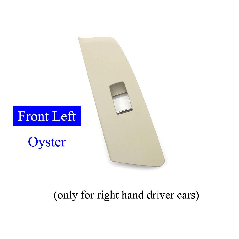 

RHD Master Window Lift Button Cover Passenger Door Window Switch Panel Trim For BMW 5 Series M5 G30 G31 F90 2017 2018 Oyster Front Left