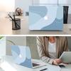 Coque de protection pour MacBook Air 13" - BOOLING - M4 M3 M2 - Antidérapante - Motif Fluide Bleu - PC Rigide