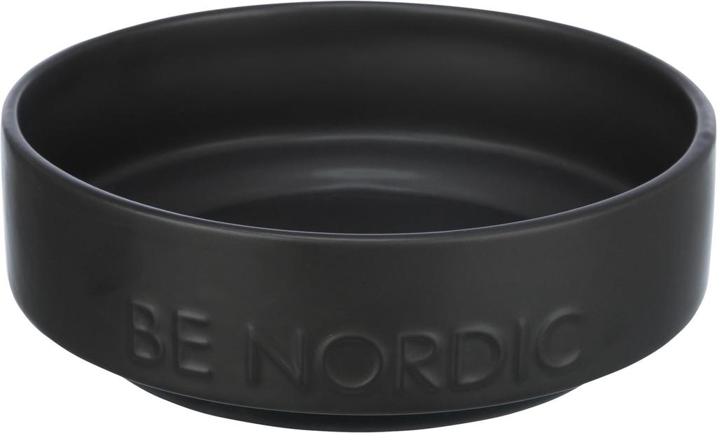 BE NORDIC Ceramic/rubber Feeder 0.5l/16cm Black
