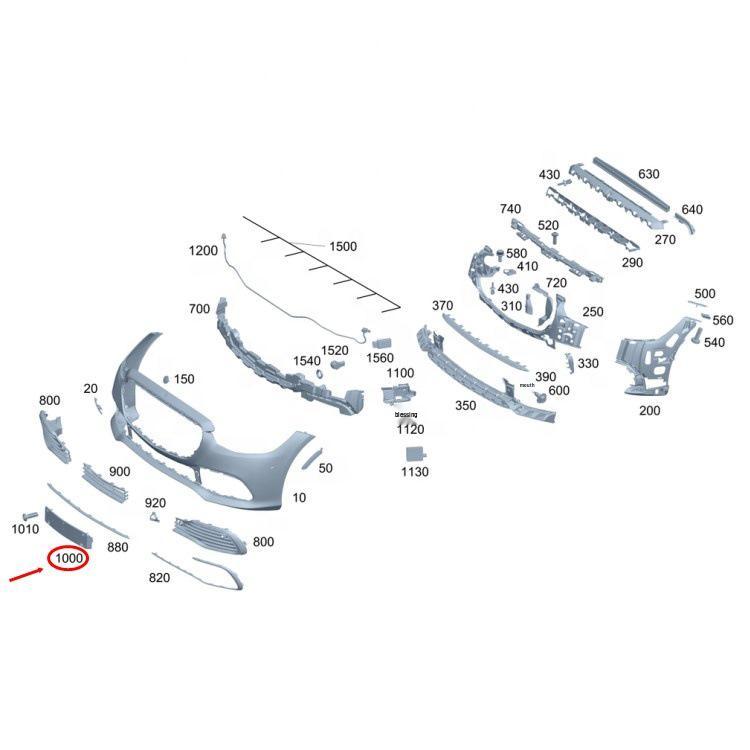 Kennzeichen 2238806501 für Mercedes-Benz W223 (2021-2024).