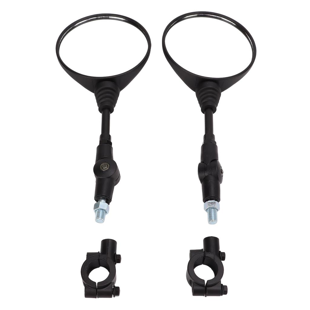 22mm Motorcycle Handlebar Rear View Mirrors Round Reflectors Replacement for R1 R3 R25 X‑MAX 300 NMAX 125