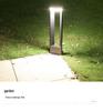 Ultrahelle LED Außenrasen- und Gartenleuchte für moderne Villen und Innenhöfe