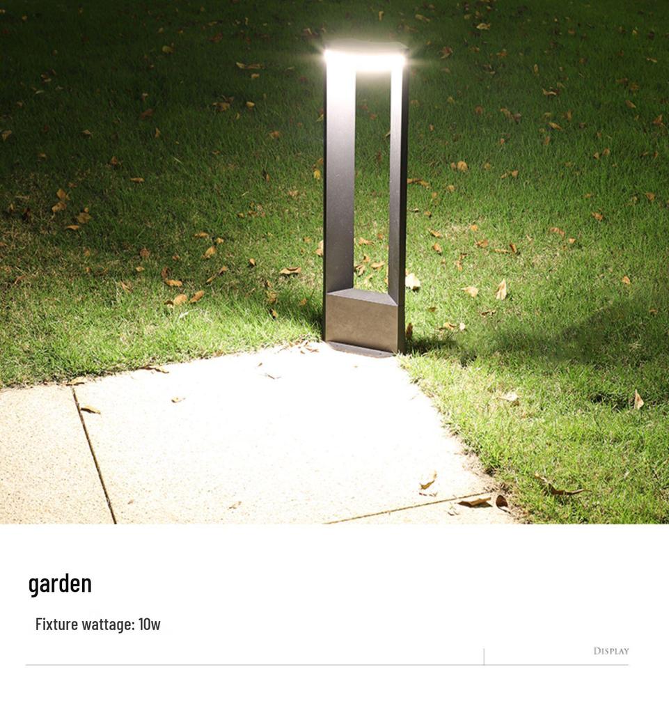Ultrahelle LED Außenrasen- und Gartenleuchte für moderne Villen und Innenhöfe