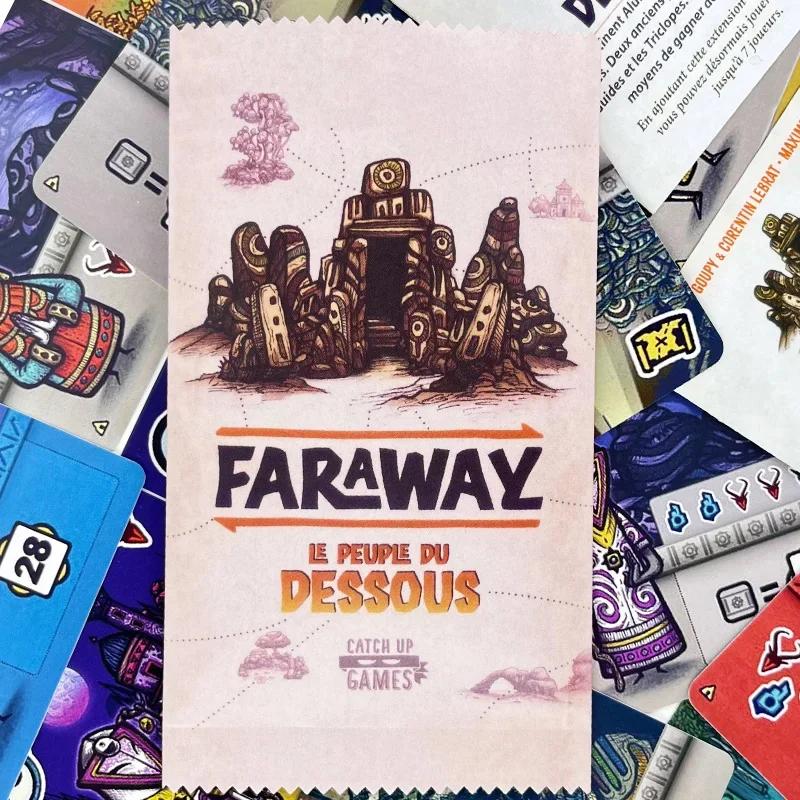 Faraway Board Game English Version 2-6 Players Family Party Fun Strategy Card Tabletop Game Expansion for Friends Gathering