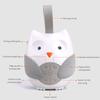 Cartoon Owl Shape Musical Pacifier Newborn Sleeping Bed Hanging Player Children's Soothing Toys Three-speed Timing Mode