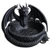 Dragon Shaped Storage Tray 3D Gothic Scratch-Resistant Plastic Tray for Jewelry Display Countertop Small Goods Holder