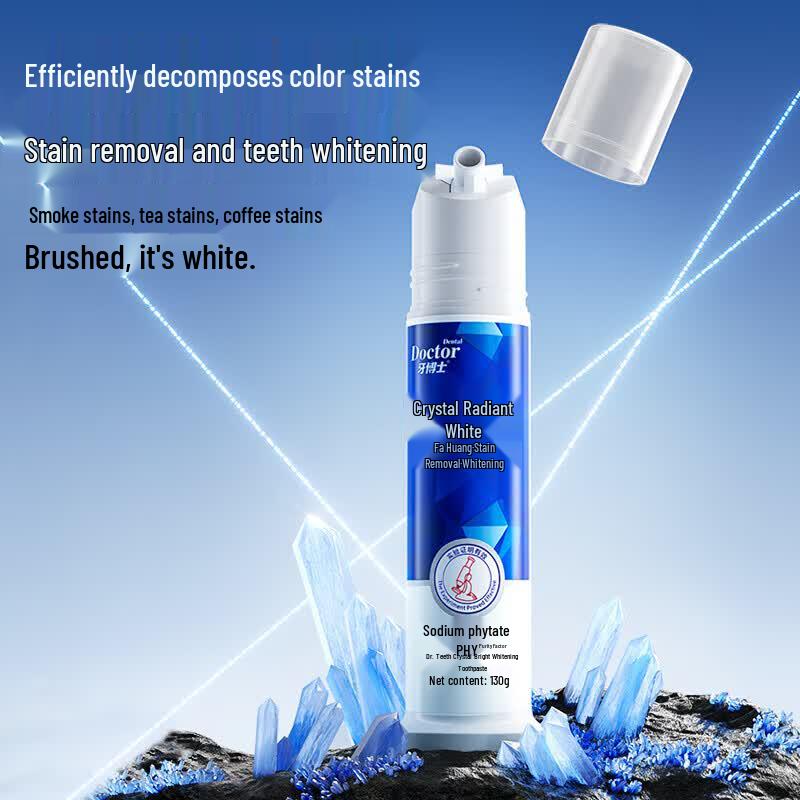 Dentist Crystal Bright Whitening Pump Toothpaste