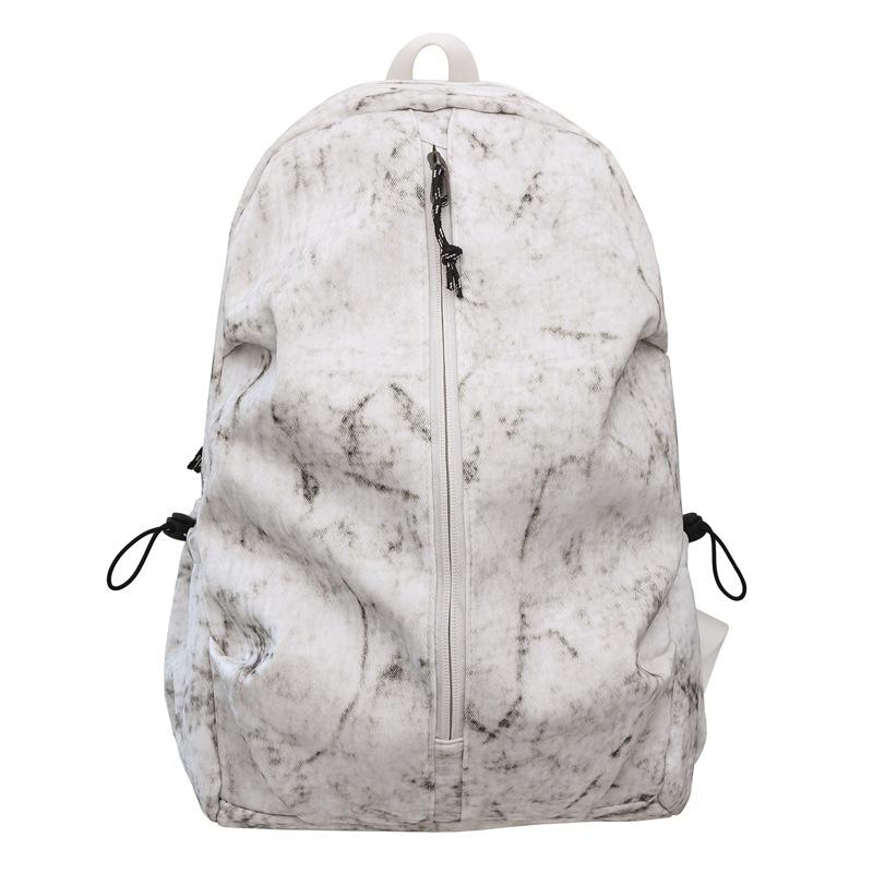 

New casual college student schoolbag women s fashion large-capacity junior high school campus backpack leisure travel computer backpack белый