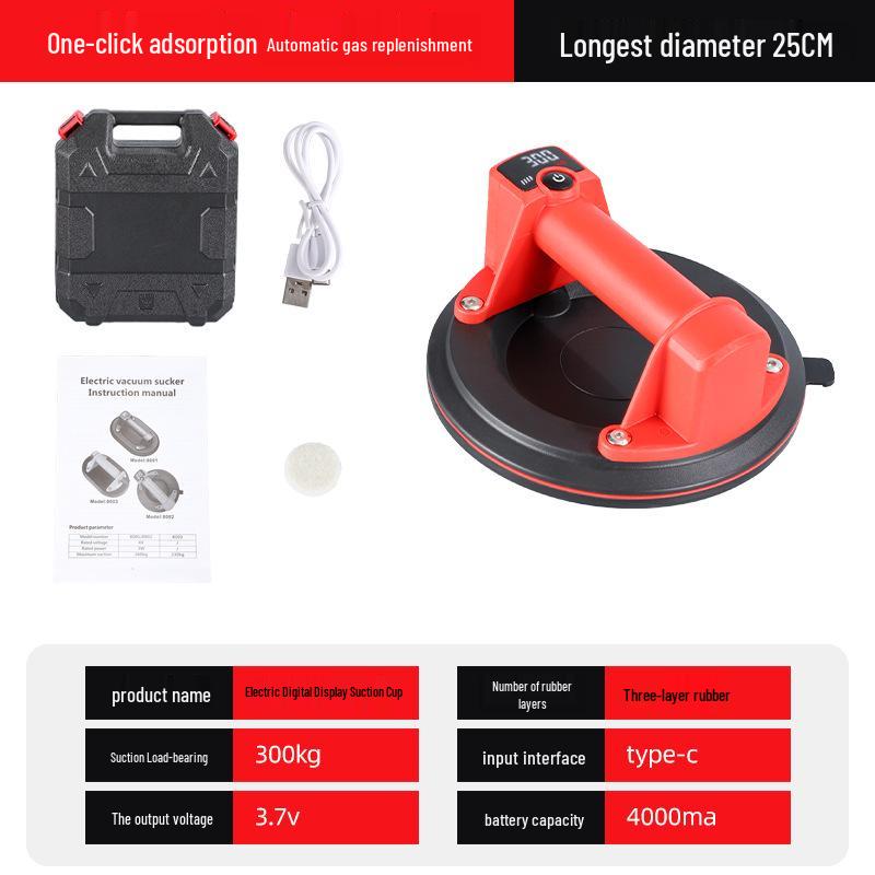 Сверхмощный электрический вакуумный подъемник с присоской с автоматическим запуском-остановом