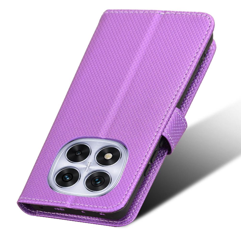 For Xiaomi Redmi Note 14 Pro+ 5G/Note 14 Pro 5G/Poco X7 5G Case PU Leather Diamond Texture Wallet Phone Cover