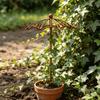Patio Garden Decor Metal Umbrella Trellis Stake Climbing Plant Support Outdoor Iron Vintage Vine Pot